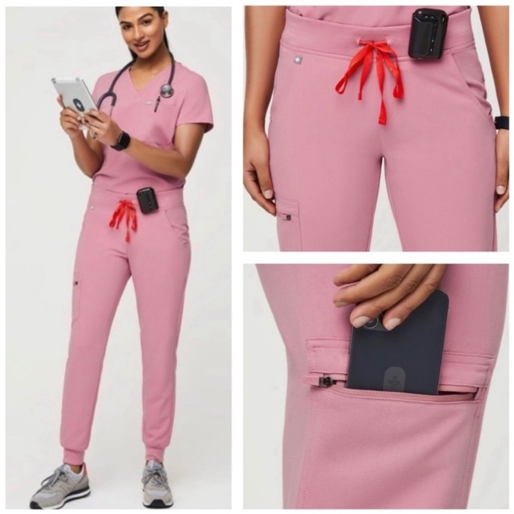 Figs High-Waisted Yola Skinny Scrub Pants